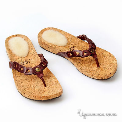Вьетнамки UGG, цвет цвет шоколадный