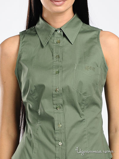 Рубашка GAS женская, цвет зеленый