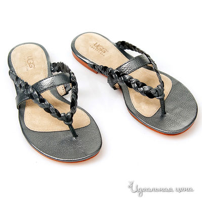 Вьетнамки UGG, цвет цвет угольный