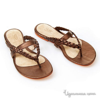 Сандалии UGG, цвет цвет коричневый