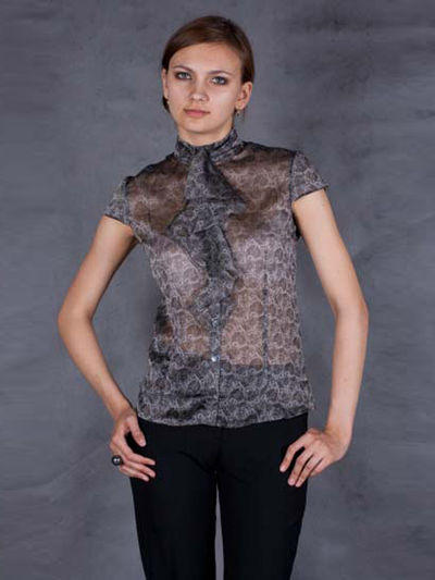 Блузка Bizzaro, цвет принт цветы