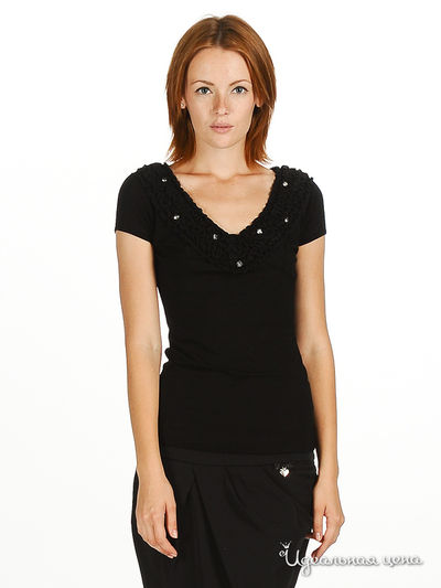 Футболка Blugirl Folies, цвет цвет черный