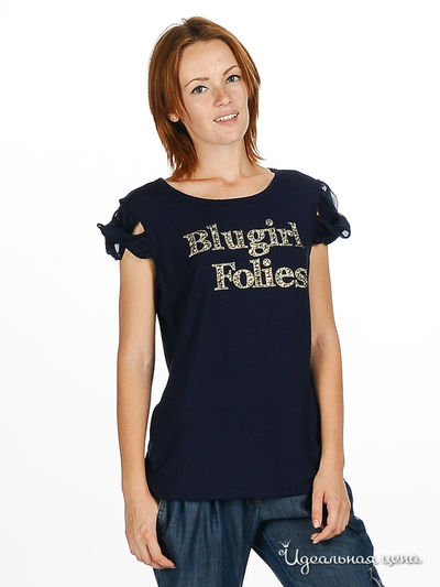 Футболка Blugirl Folies, цвет цвет темно-синий