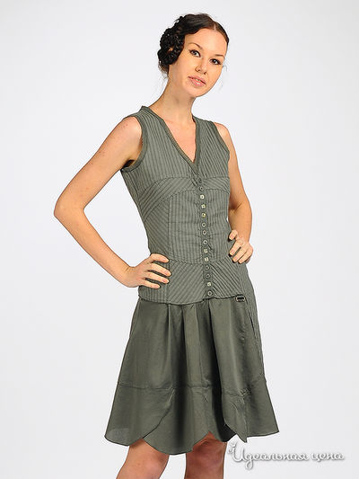 Сарафан Kartika, цвет цвет коричневый