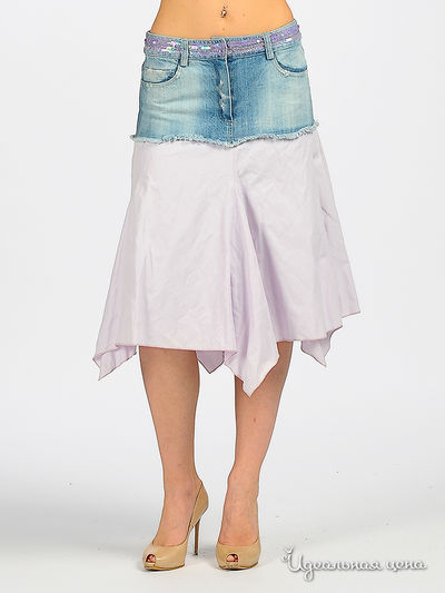 Юбка Kartika, цвет цвет голубой / сиреневый
