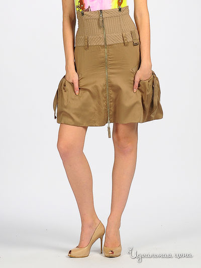 Юбка Kartika, цвет цвет коричневый