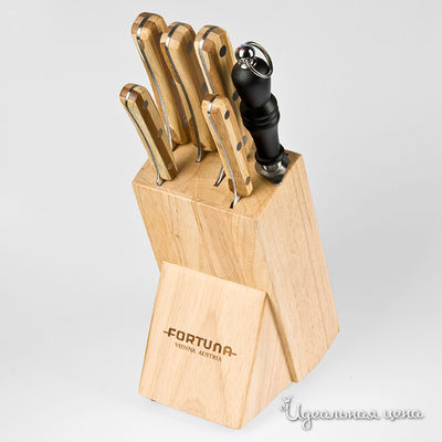 Набор ножей, мусат в комплекте Fortuna SAKURA
