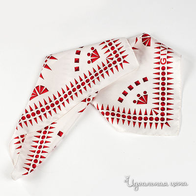 Платок Givenchy, цвет цвет белый / красный