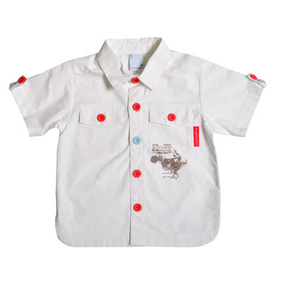 рубашка Coccodrillo, цвет цвет белый