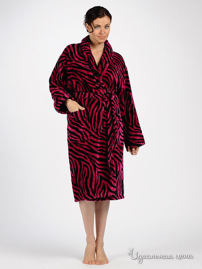 Халат Emanuel Ungaro, цвет цвет фуксия / принт зебра