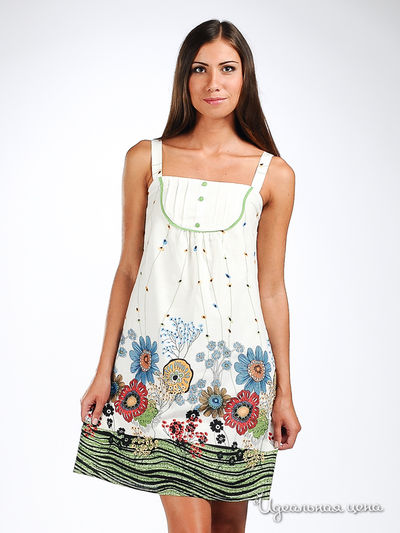 Сарафан Fervente, цвет цвет белый