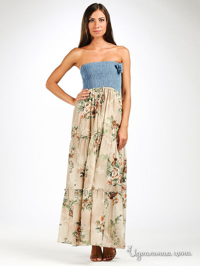 Сарафан Fervente, цвет цвет бежевый