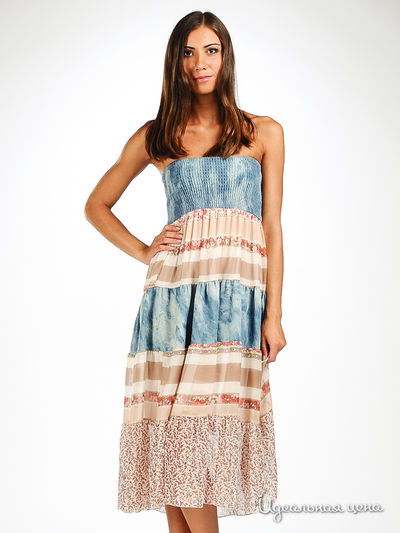 Сарафан Fervente, цвет цвет голубой