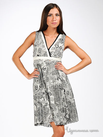 Платье Fervente, цвет цвет черный / белый