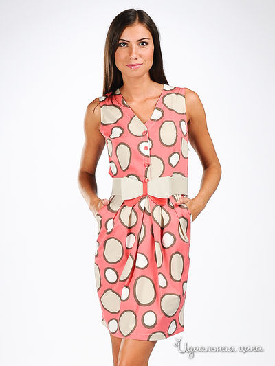 Платье Fervente, цвет цвет коралловый