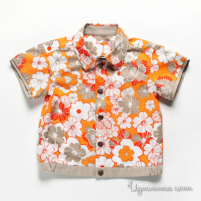 Рубашка GT Basic МАКАЙО для мальчика, цвет оранжевый