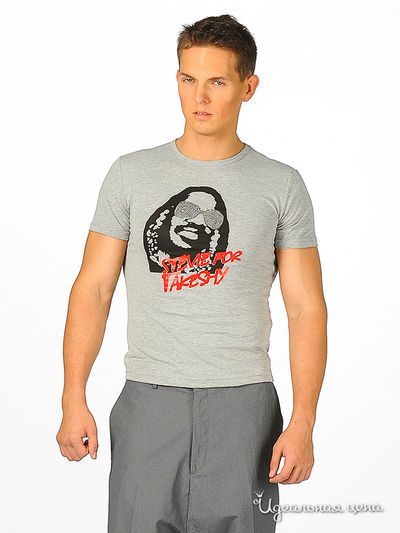 Футболка Takeshy Kurosawa, цвет цвет серый