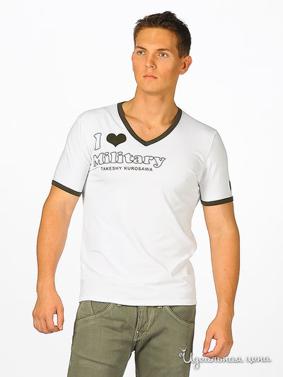 Футболка Takeshy Kurosawa, цвет цвет белый