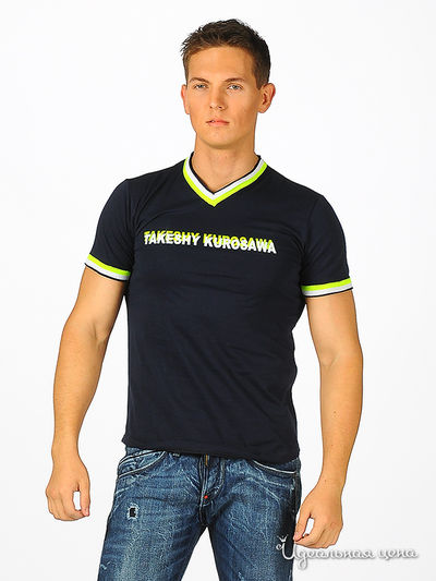 Футболка Takeshy Kurosawa, цвет цвет синий