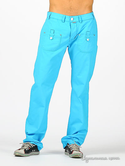 Брюки Takeshy Kurosawa, цвет цвет лазурный