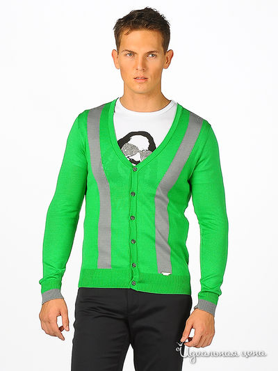 Кардиган Takeshy Kurosawa, цвет цвет зеленый / серый