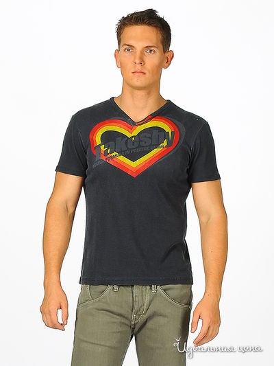 Футболка Takeshy Kurosawa, цвет цвет темно-серый