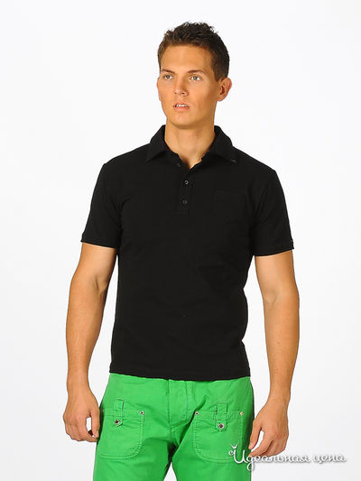 рубашка-поло Takeshy Kurosawa, цвет цвет черный