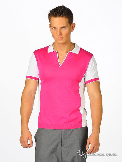 рубашка-поло Takeshy Kurosawa, цвет цвет фуксия