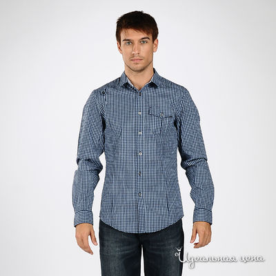 рубашка Calvin Klein Jeans, цвет цвет синий