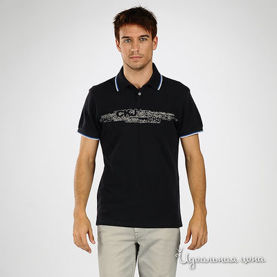 рубашка-поло Calvin Klein Jeans, цвет цвет черный