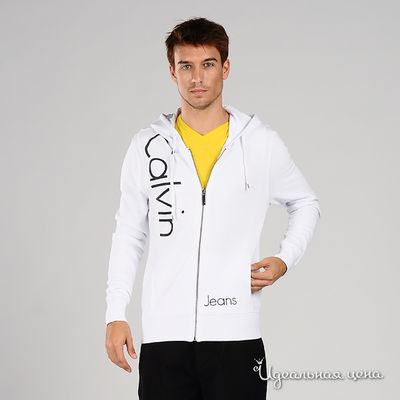 Толстовка Calvin Klein Jeans, цвет цвет белый