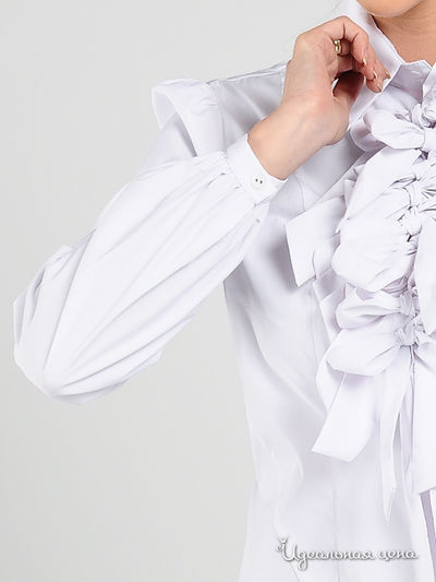 Блузка ODRI женская, цвет белый