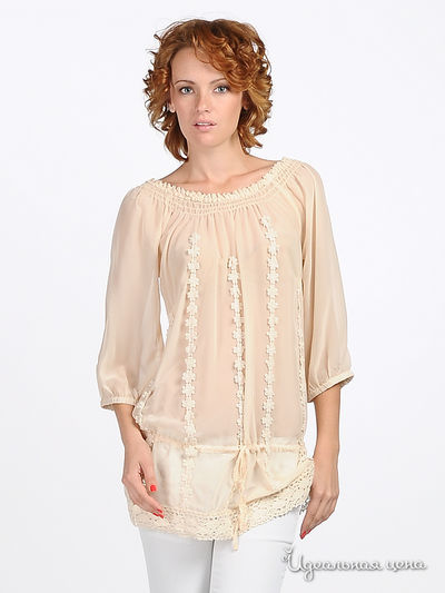 Блузка Mix Brend House, цвет цвет слоновой кости
