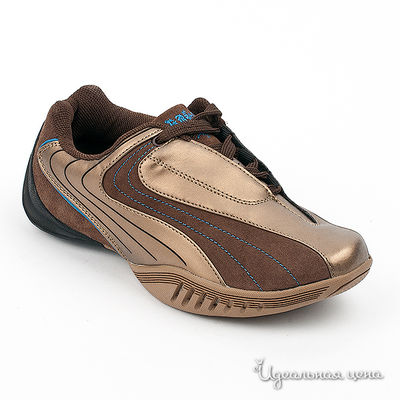 Кроссовки Beppi, цвет цвет коричневый / золотой