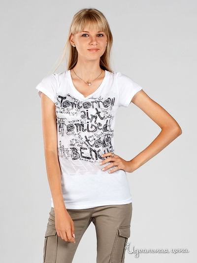 Футболка Bench, цвет цвет белый