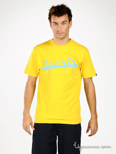 Футболка Bench, цвет цвет желтый