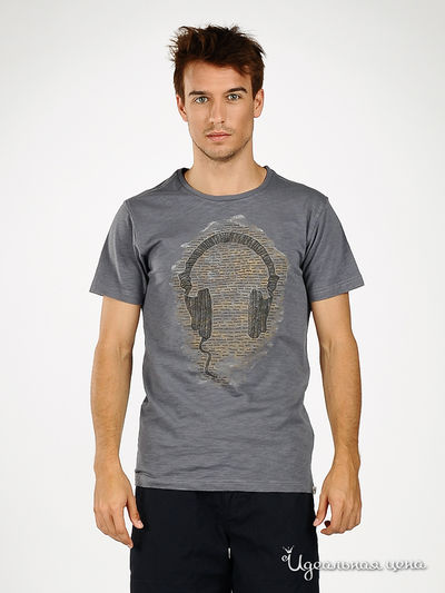 Футболка Bench, цвет цвет темно-серый