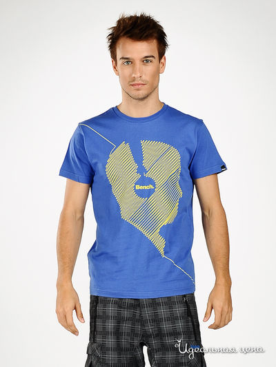 Футболка Bench, цвет цвет синий