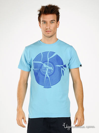 Футболка Bench, цвет цвет голубой