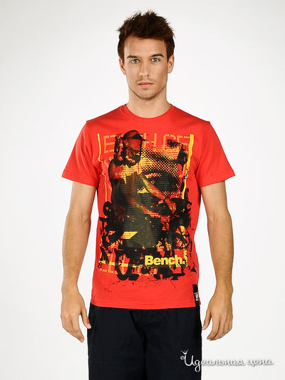 Футболка Bench, цвет цвет красный