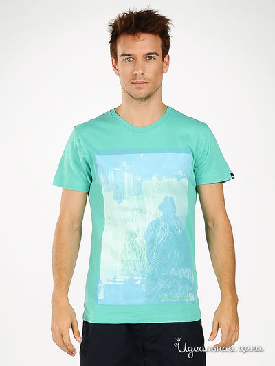 Футболка Bench, цвет цвет морской волны