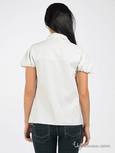 Блуза Kenzo женская, цвет белый / фисташковый