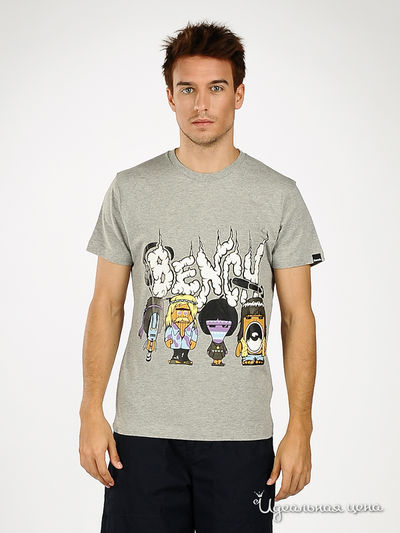 Футболка Bench, цвет цвет серый