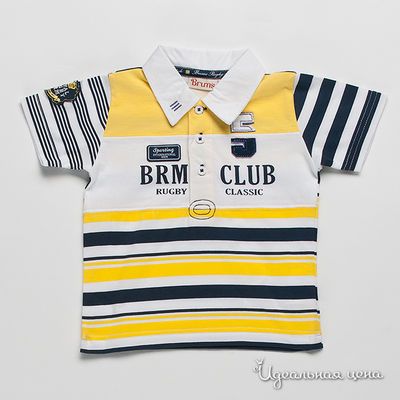 Футболка Brums, цвет цвет белый / желтый