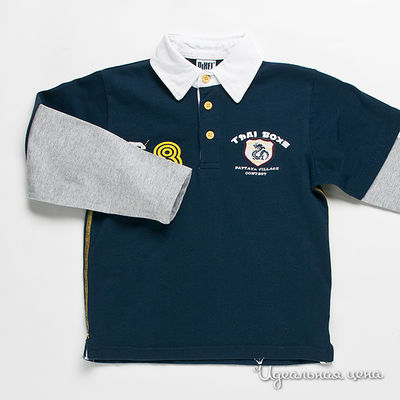 Поло Pixel, цвет цвет темно-синий / серый