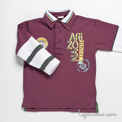 Поло Pixel, цвет цвет бордовый