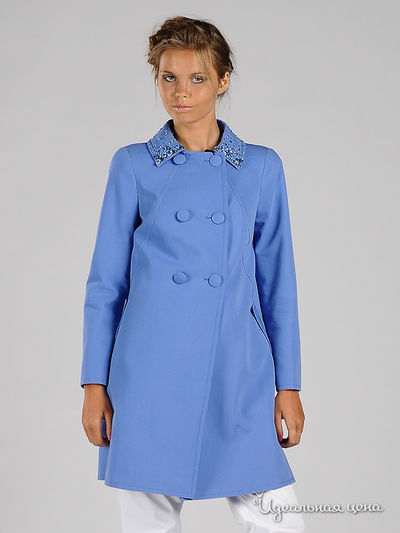 пальто Blugirl Blumarine, цвет цвет лавандовый