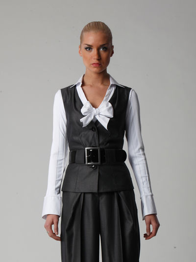 Жилет Sabotage, цвет цвет серый