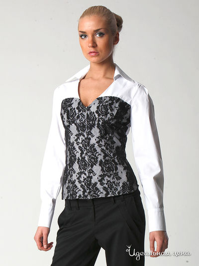 Блуза Sabotage, цвет цвет белый