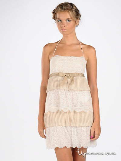 Платье Blugirl Blumarine, цвет цвет светло-бежевый